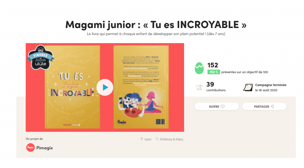 campagne de crowdfunding pimagix magami junior 1